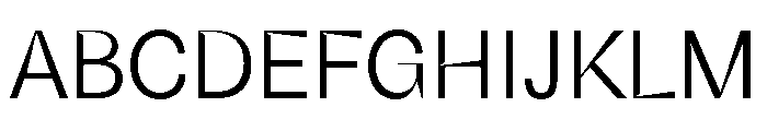 Schizotype Grotesk Regular Font UPPERCASE