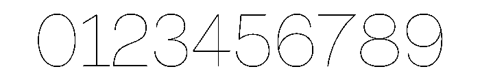 Schizotype Grotesk Thin Font OTHER CHARS
