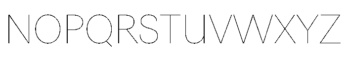 Schizotype Grotesk Thin Font UPPERCASE