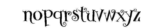 Schneeberger Black Font LOWERCASE