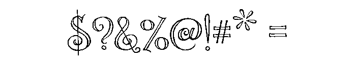 Schneeberger Regular Font OTHER CHARS