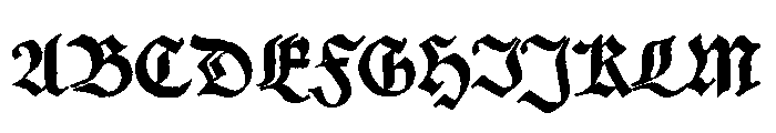 SchwarzKopf New Font UPPERCASE
