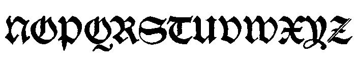 SchwarzKopf New Font UPPERCASE
