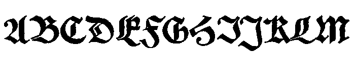 SchwarzKopf Old Font UPPERCASE