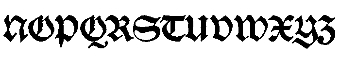 SchwarzKopf Old Font UPPERCASE