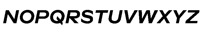 Sculpin Bold Italic Font UPPERCASE