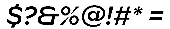 Sculpin Medium Italic Font OTHER CHARS