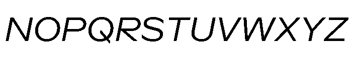 Sculpin Regular Italic Font UPPERCASE
