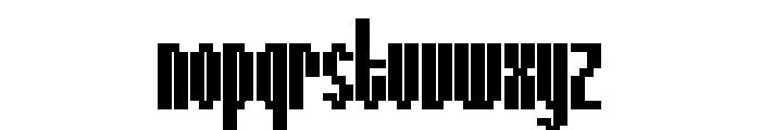 SD Beta (Original) Regular Font LOWERCASE