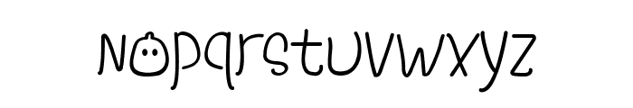 SDBoo Regular Font LOWERCASE