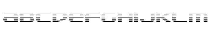 SDF Gradient Font LOWERCASE