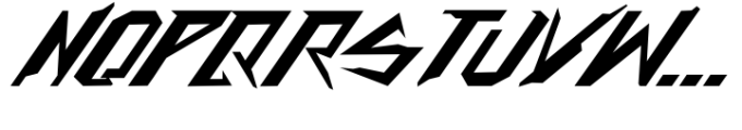 SD Cyber Punk City Font UPPERCASE