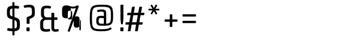 SD one Regular Font OTHER CHARS