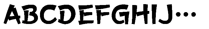 SDImarisu Bas Bold Font UPPERCASE