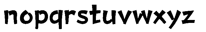 SDImarisu Bas Bold Font LOWERCASE