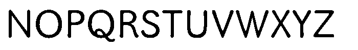 SDSarumaru Kibireisho Edu W3 Font UPPERCASE