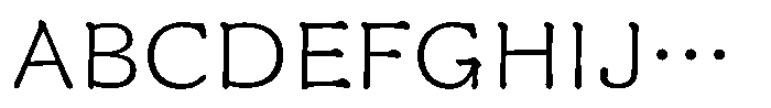 SDTsurumai Edu Regular Font UPPERCASE