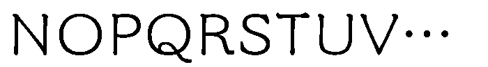 SDTsurumai Edu Regular Font UPPERCASE