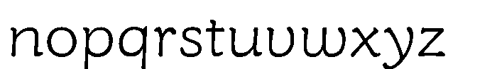 SDTsurumai Edu Regular Font LOWERCASE