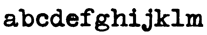 Secret Service Typewriter Bold FONT