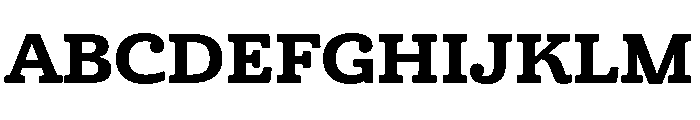Secret Service Typewriter Extra Bold Font UPPERCASE