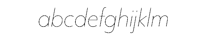 Sedgwick Thin Italic FONT