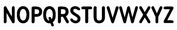 Segoe Marker Bold Font UPPERCASE
