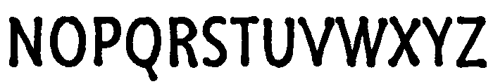 Segoe Marker Regular Font UPPERCASE