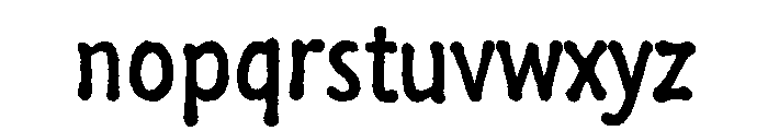 Segoe Marker Regular Font LOWERCASE