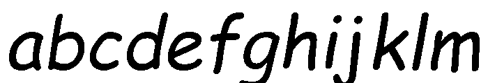 Segoe Print Italic FONT