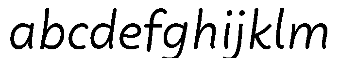 Segoe Print Light Italic FONT