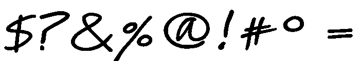 Segoe Print Medium Font OTHER CHARS