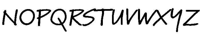 Segoe Print Medium Font UPPERCASE