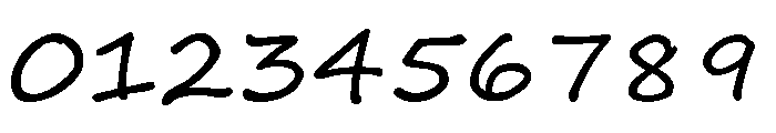 Segoe Print Regular Font OTHER CHARS