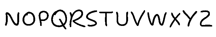 Segoe Script Light Font UPPERCASE