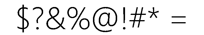 Segoe Ui Extra Light Font OTHER CHARS