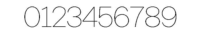 Seismic Latin Variable Extra Light Font OTHER CHARS