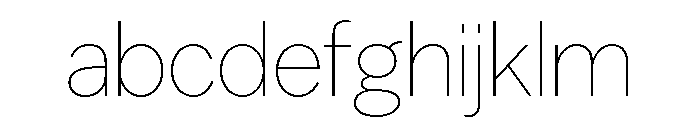 Seismic Latin Variable Extra Light FONT