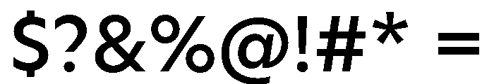 Seitu Variable Medium Font OTHER CHARS