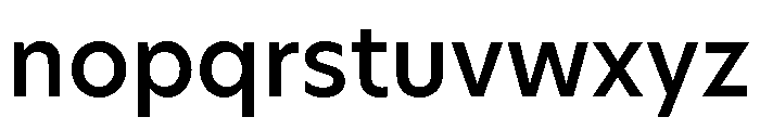 Seitu Variable Medium Font LOWERCASE