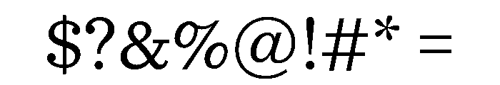 Sentinel Regular Font OTHER CHARS
