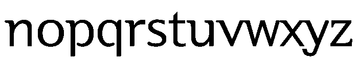 Seoul Hangang Semibold Font LOWERCASE