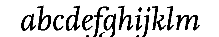 Seria Italic FONT