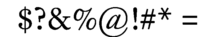 Seria Light Font OTHER CHARS
