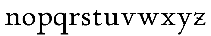 Seria Medium Font LOWERCASE
