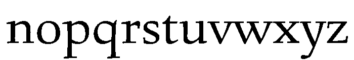 Seria Regular Font LOWERCASE