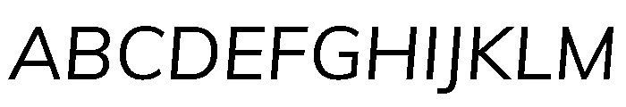 Seria Sans Italic Font UPPERCASE