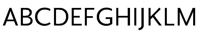 Seria Sans Medium Font UPPERCASE