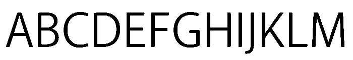 Seria Sans Regular Font UPPERCASE