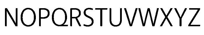 Seria Sans Regular Font UPPERCASE